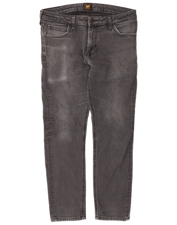 Lee Γυναικείο Skinny Jeans W33 L27 Γκρι βαμβακερό