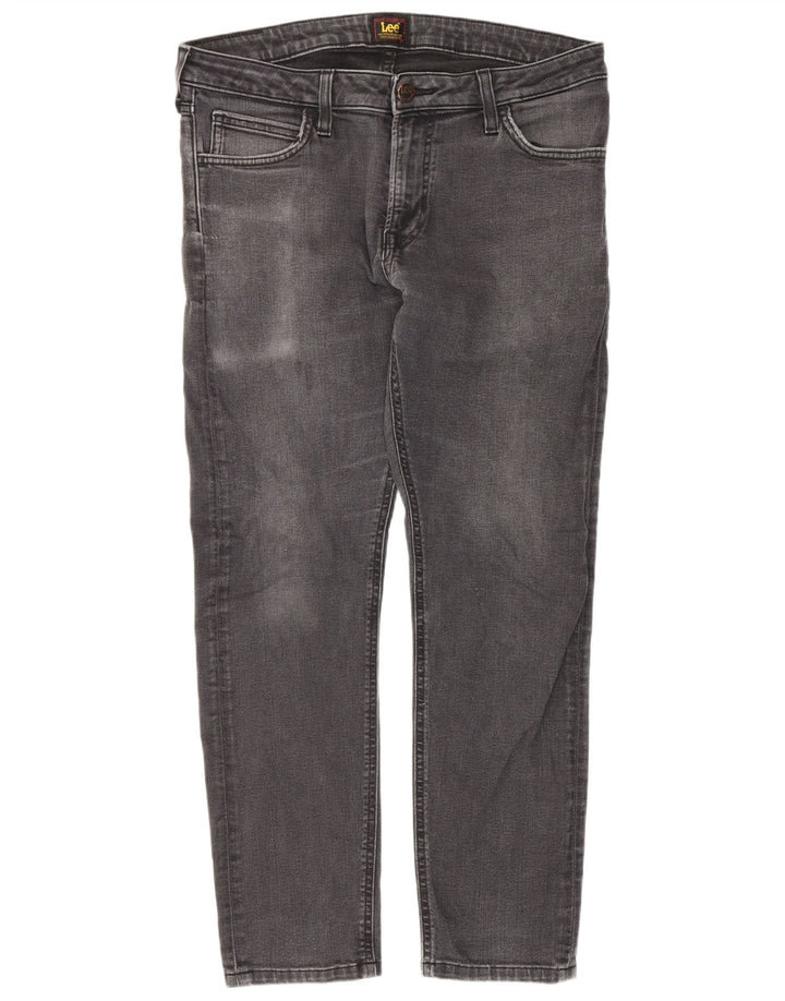 Lee Γυναικείο Skinny Jeans W33 L27 Γκρι βαμβακερό