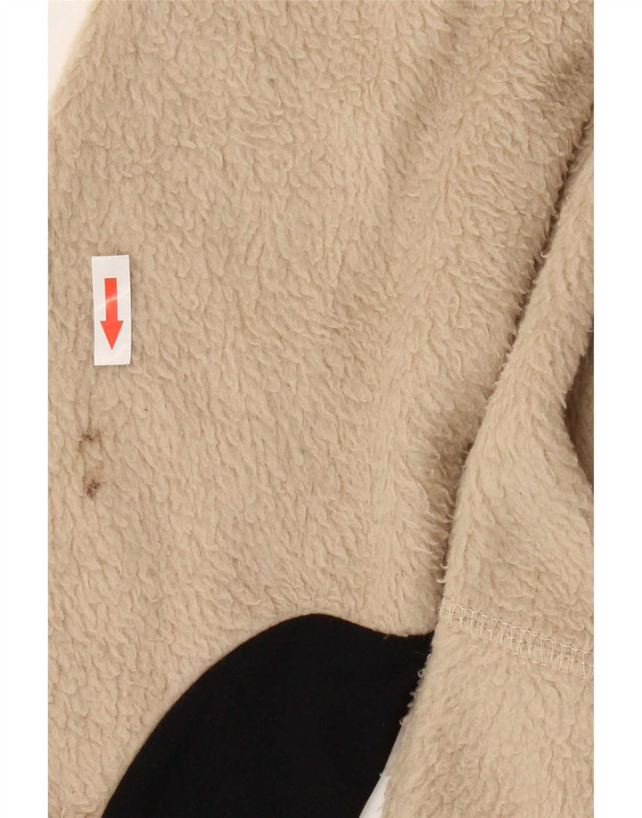 Fila Ανδρικό Fleece Jacket UK 40 Large Beige Colourblock Polyester