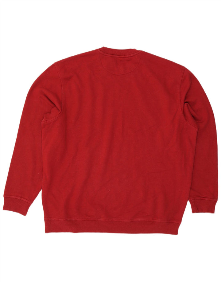 Ανδρικό φούτερ James Pringle Jumper 2XL κόκκινο βαμβακερό