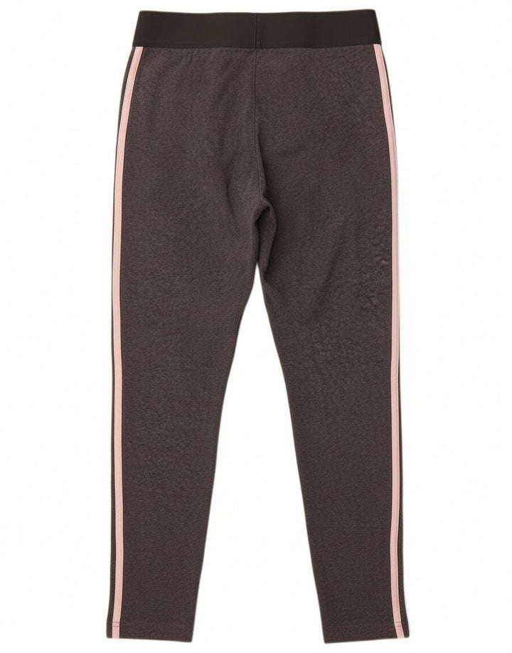 Γυναικείο κολάν Adidas UK 12 μεσαίο γκρι βαμβακερό