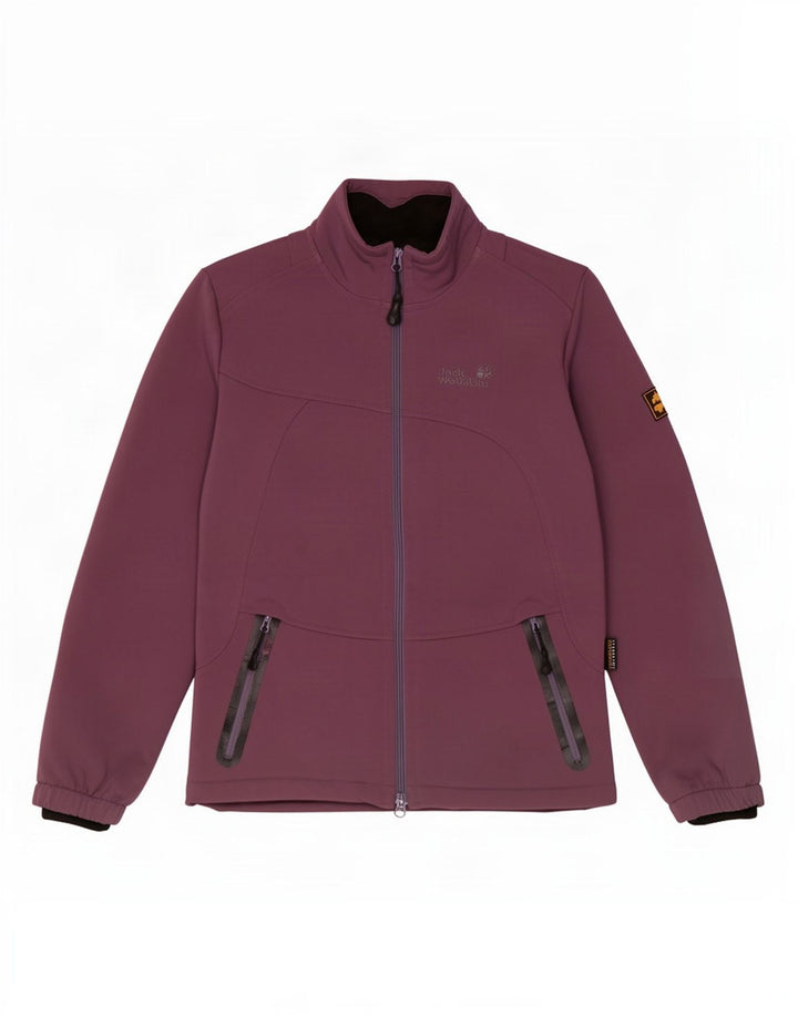Jack Wolfskin Γυναικείο Αντιανεμικό Μπουφάν UK 8 Small Purple Polyester