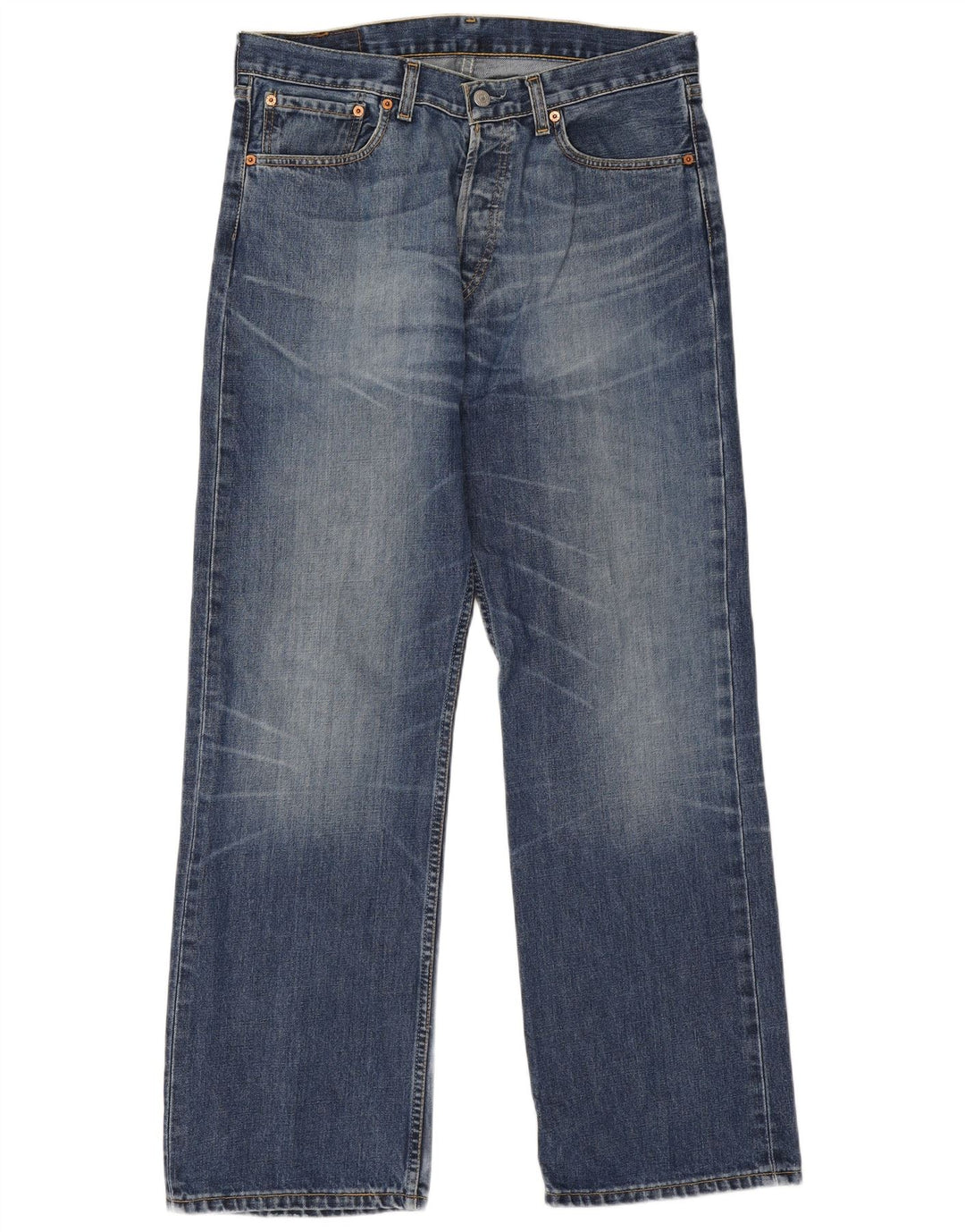 Levi's Mens 508 Straight Jeans W32 L32 Μπλε βαμβακερό