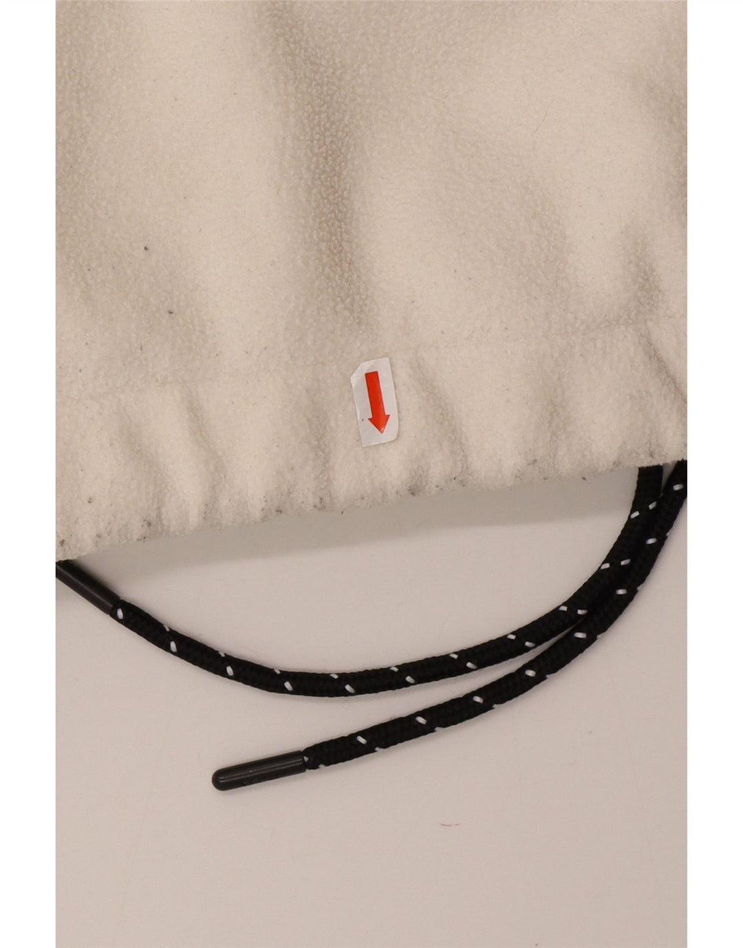 FILA Γυναικεία υπερμεγέθη γραφικά φλις jumper UK 10 Small White Colourblock