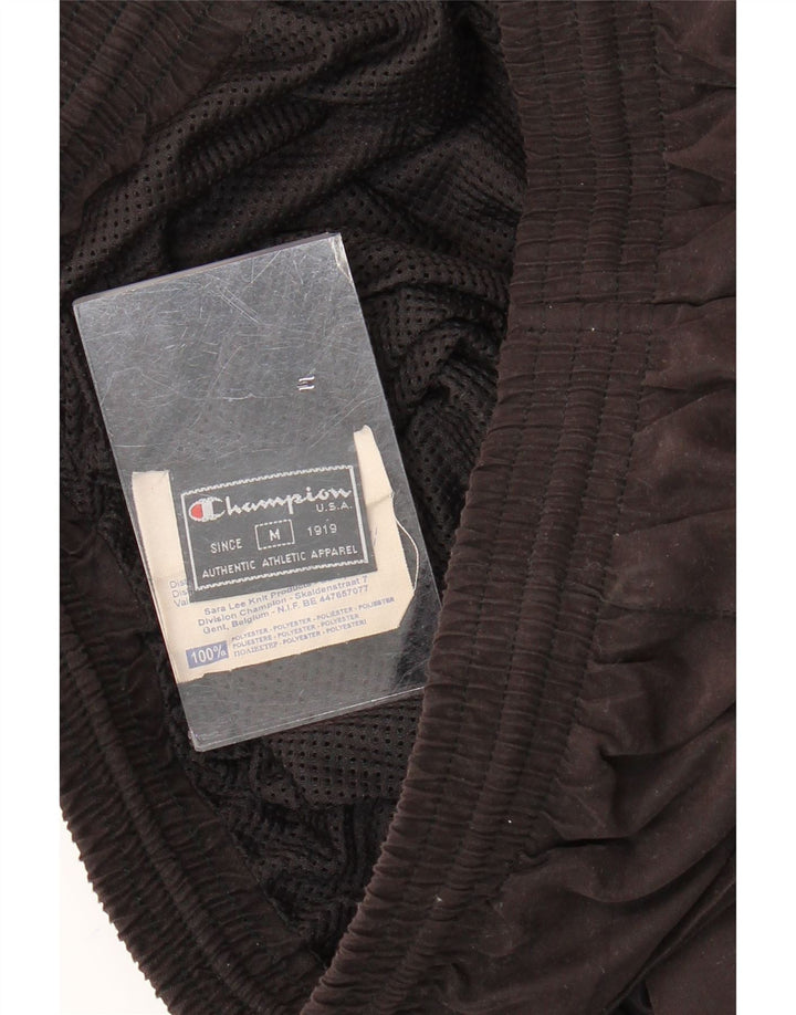 Ανδρική αθλητική φόρμα Champion Παντελόνι από μεσαίο μαύρο πολυεστέρα