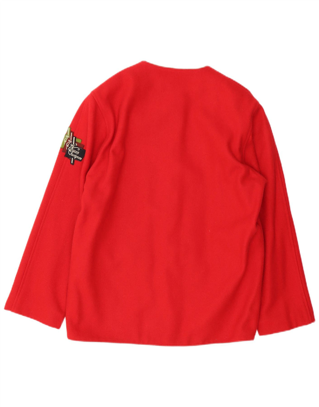 Vintage γυναικείο σακάκι 5 κουμπιών UK 14 Medium Red