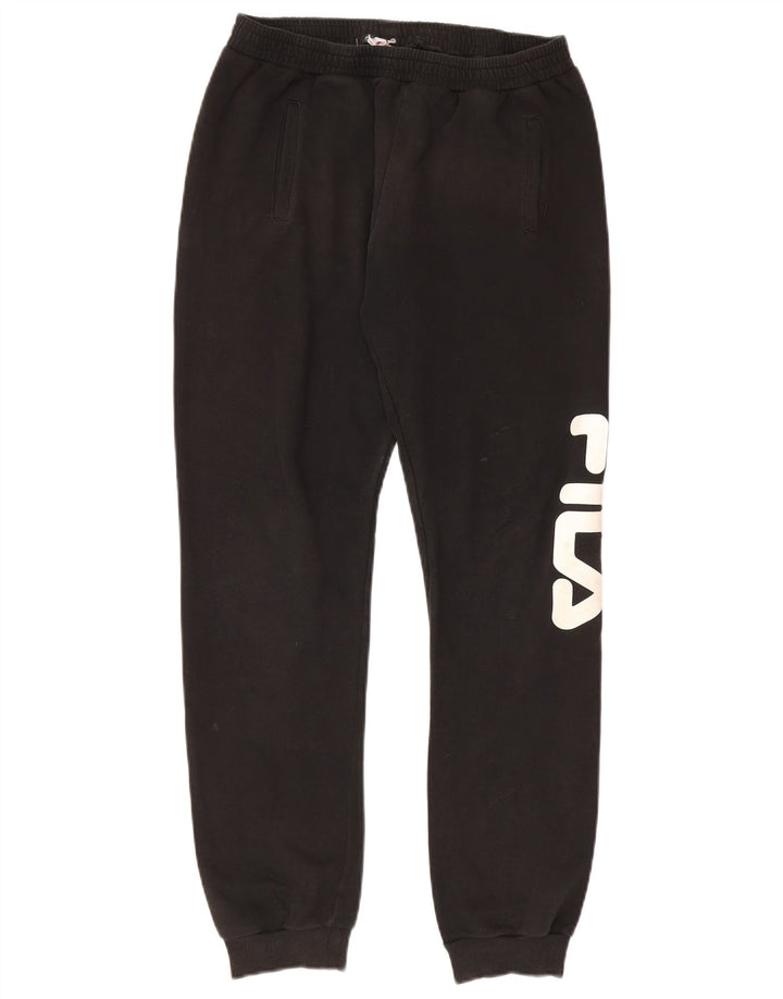 Ανδρική φόρμα γραφική Fila Παντελόνι Joggers Μεσαίο Μαύρο