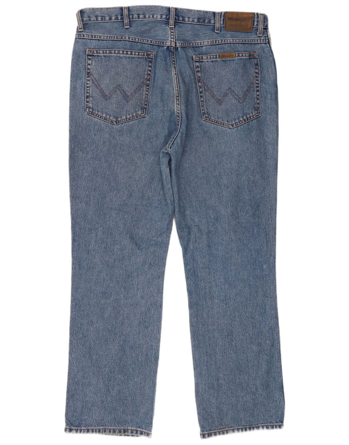 Ανδρικό τζιν WRANGLER Regular Fit ίσιο W40 L32 Μπλε βαμβακερό