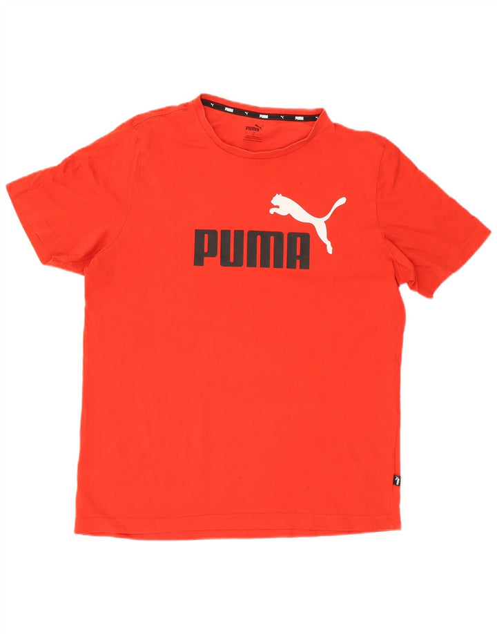 Ανδρικό γραφικό T-Shirt Puma Top μεγάλο κόκκινο βαμβακερό