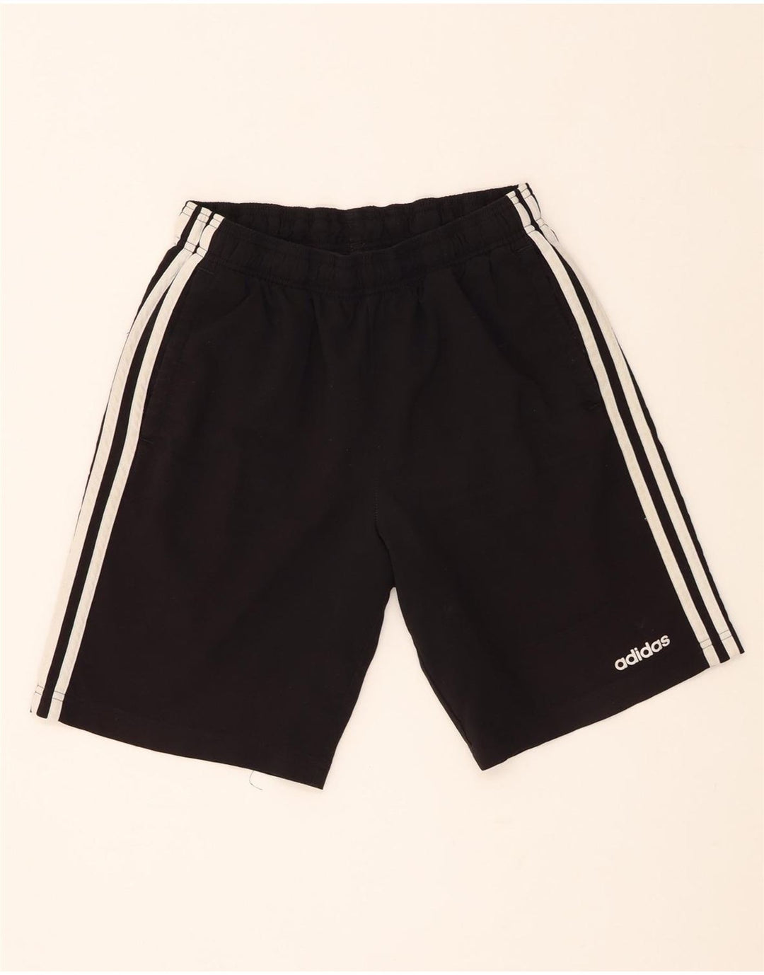 Adidas Boys Sport σορτς 13-14 ετών μαύρο πολυεστέρα