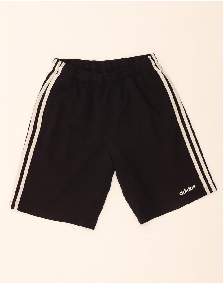 Adidas Boys Sport σορτς 13-14 ετών μαύρο πολυεστέρα