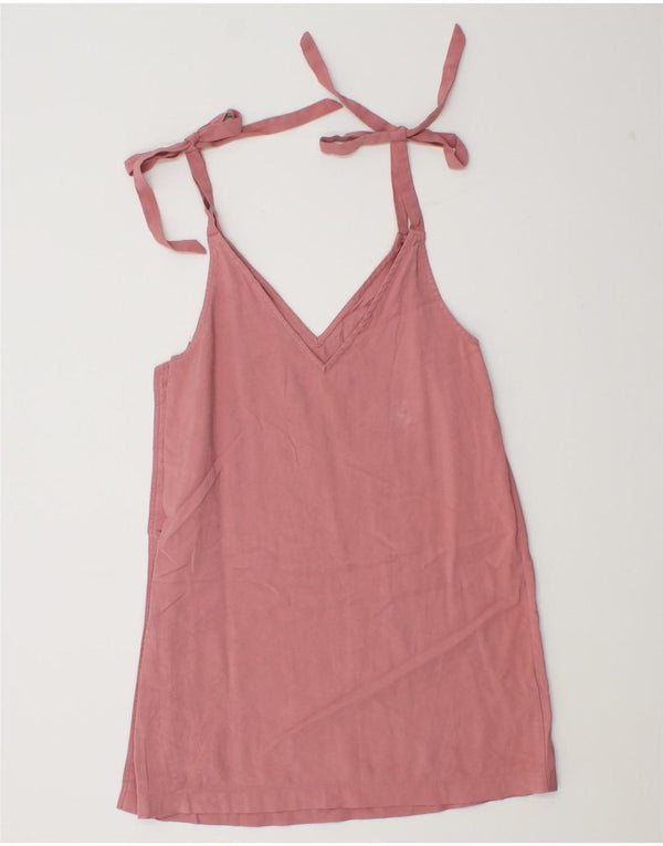 Topshop Γυναικείο Slip Dress UK 8 Small Pink Viscose
