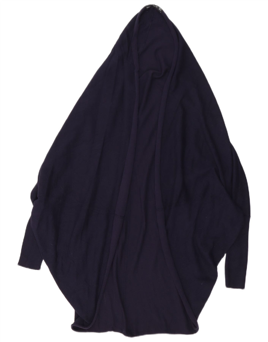 Zara Γυναικείο Longline Oversized Ζακέτα UK 14 Medium Navy Blue