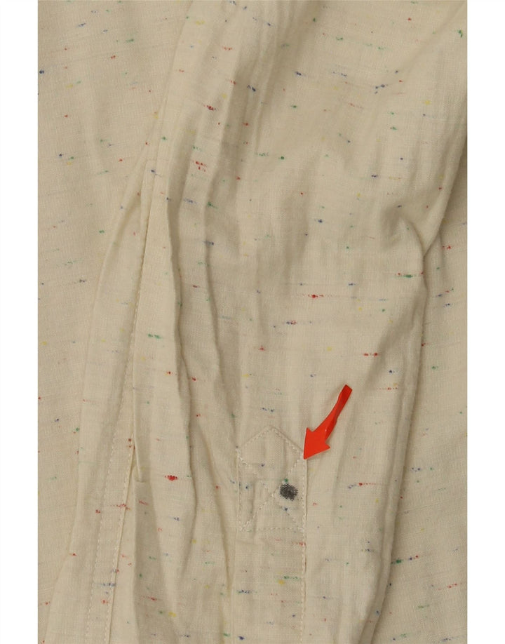 Ανδρικό πουκάμισο Barbour Large Beige Flecked Cotton