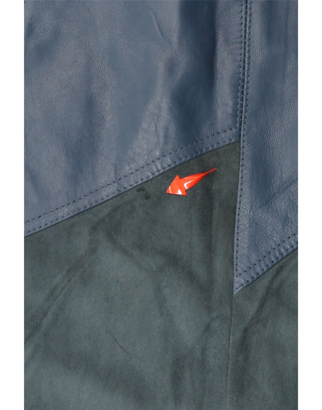 Γυναικεία Δερμάτινη Φούστα VINTAGE W30 Μεσαίο Μπλε