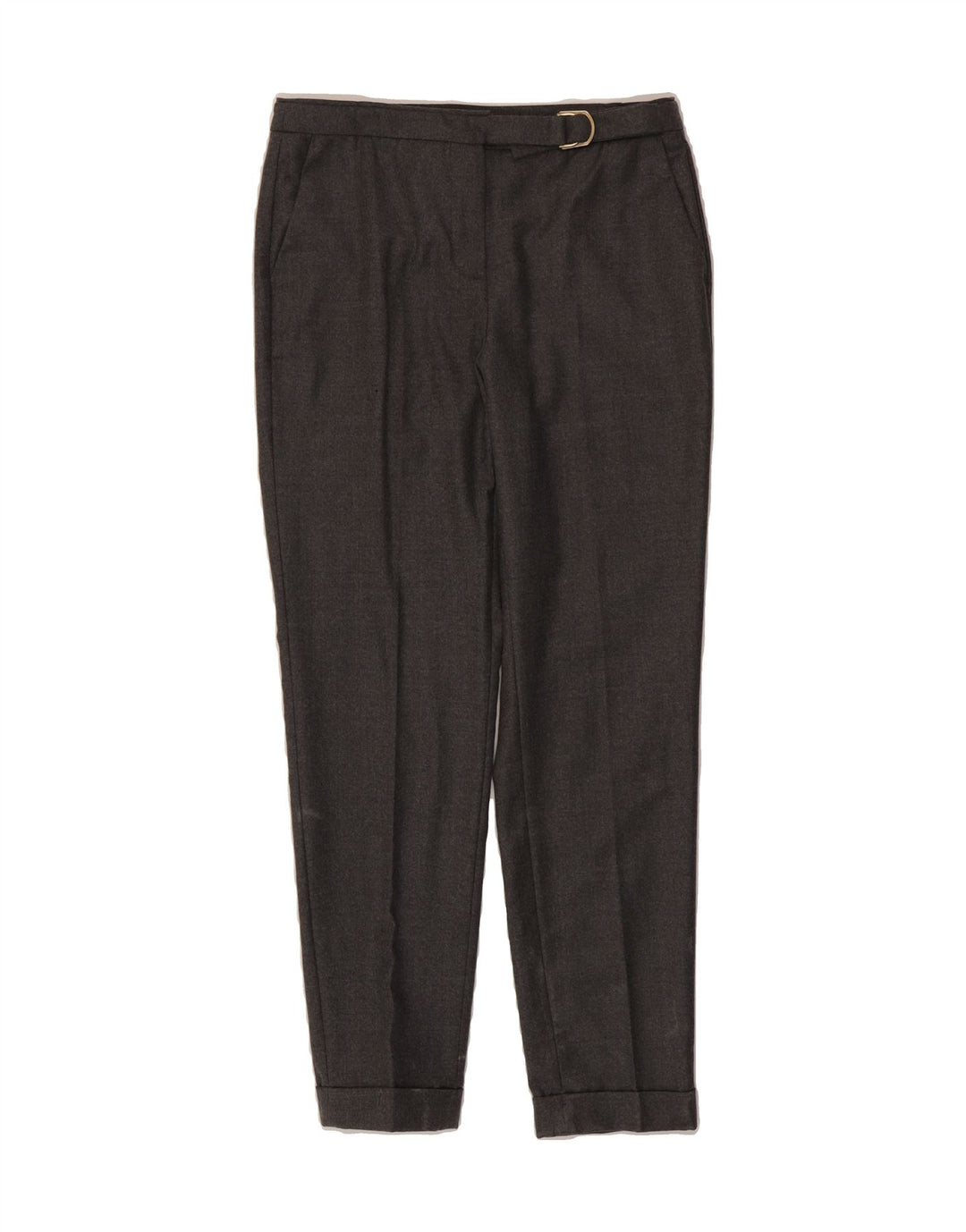 MASSIMO DUTTI Womens Straight Suit Trousers EU 40 Medium W30 L29 Grey Wool Vintage Massimo Dutti and Second-Hand Massimo Dutti from Messina Hembry 