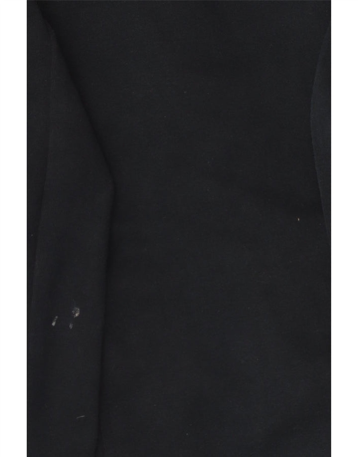 NIKE Γυναικείο πουλόβερ με κουκούλα με φερμουάρ UK 10 Small Navy Blue από βαμβάκι