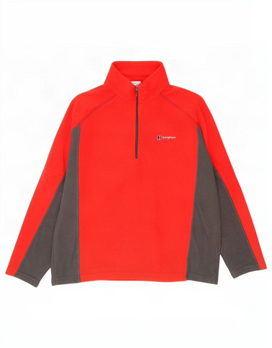 Berghaus Ανδρικό φερμουάρ με λαιμόκοψη από φλις, μεσαίο κόκκινο χρώμα, πολυεστέρας