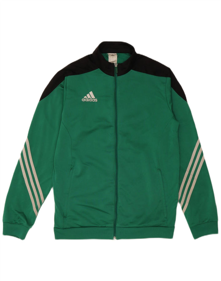 Ανδρική αθλητική φόρμα Adidas Top Jacket Μεσαίου πράσινου χρώματος πολυεστέρας
