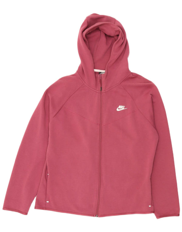 Γυναικείο πουλόβερ Nike με φερμουάρ UK 20 2XL Ροζ βαμβακερό