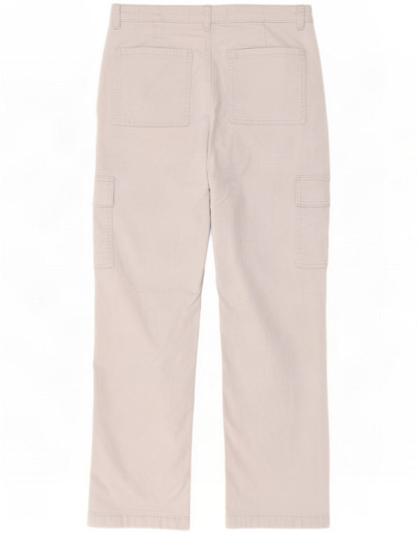 Hollister Womens Dad Ψηλόμεσο Παντελόνι Cargo US 0 XS W25 L29 Γκρι βαμβακερό