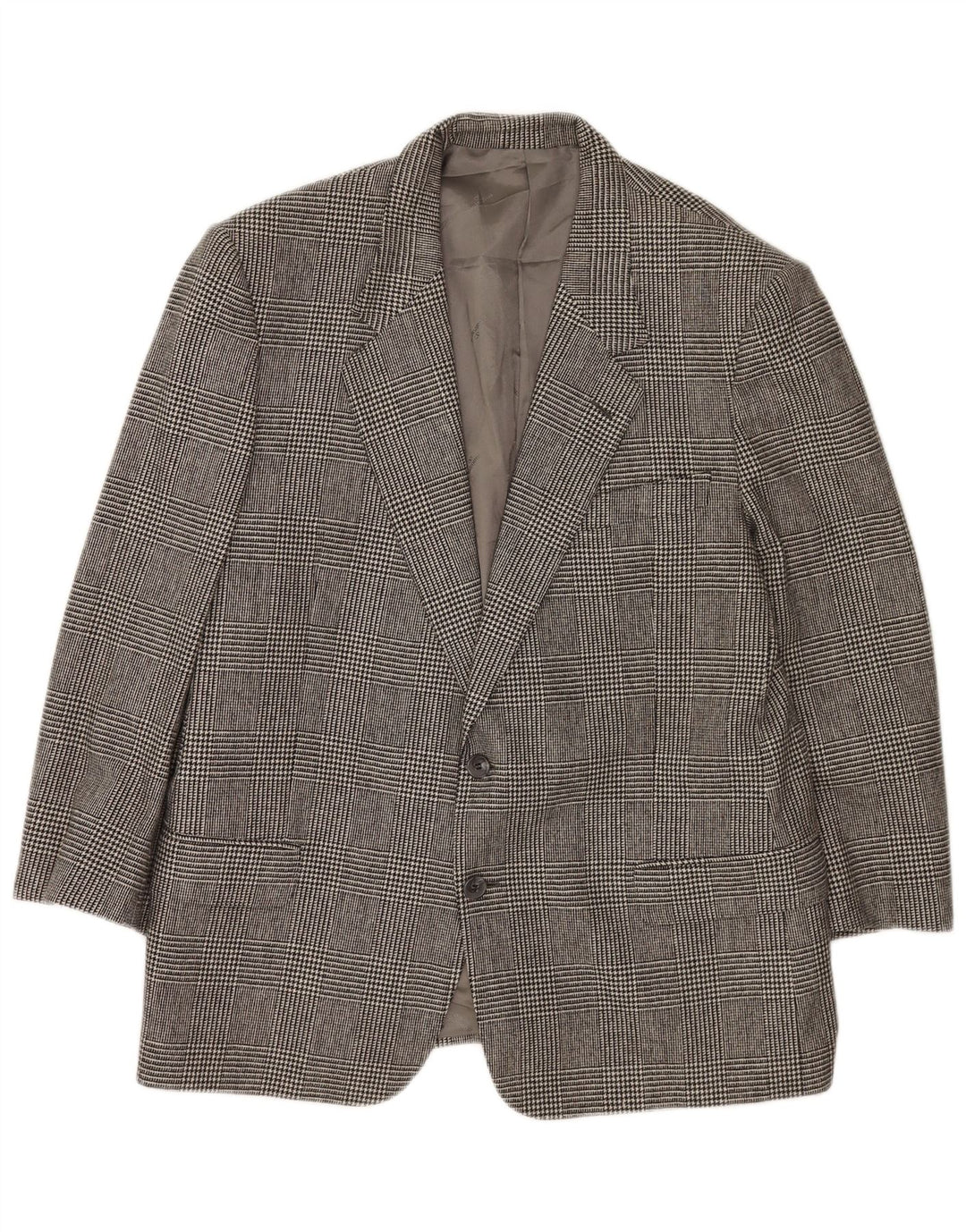 Valentino Ανδρικό σακάκι σακάκι με 2 κουμπιά IT 54 2XL Grey Houndstooth