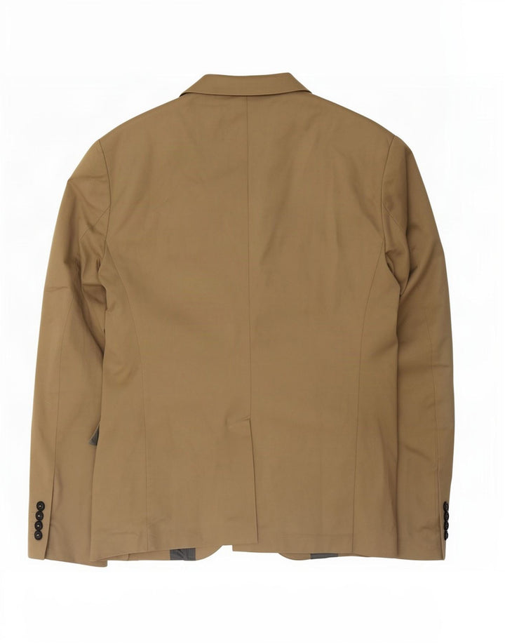Zara Ανδρικό τζάκετ μπλέιζερ με 2 κουμπιά EU 50 Medium Khaki Classic