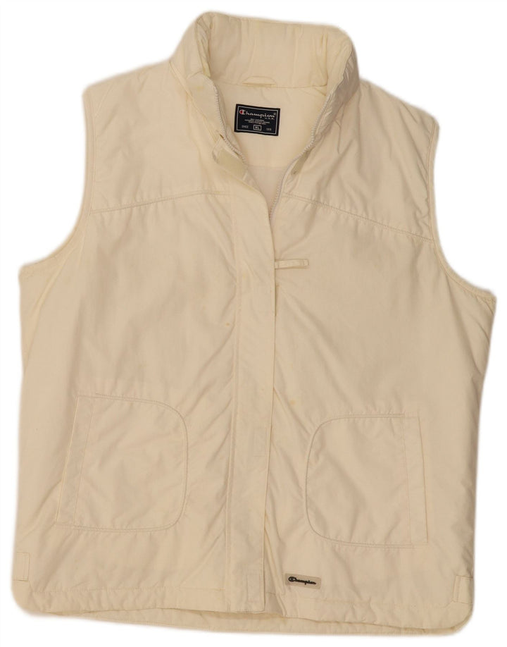 CHAMPION Γυναικείο Gilet UK 18 XL Off White Polyamide