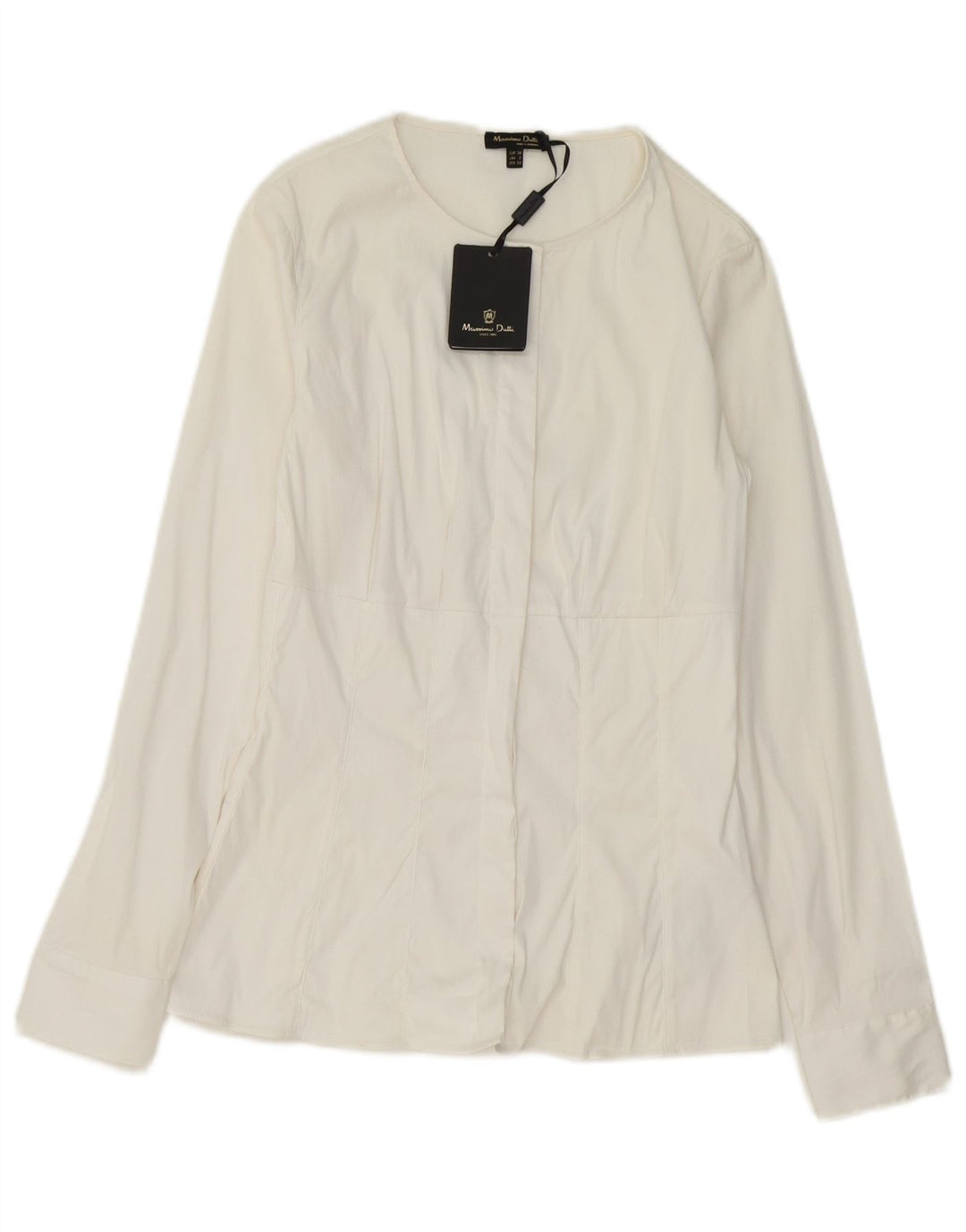 Massimo Dutti Γυναικείο πουκάμισο EU 34 2XS Λευκό βαμβακερό
