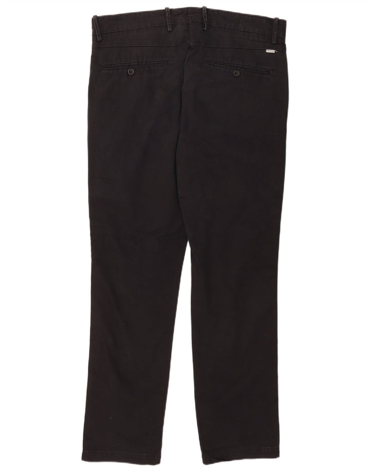 Ανδρικό παντελόνι Chino Levi's Slim W36 L32 Μαύρο βαμβακερό