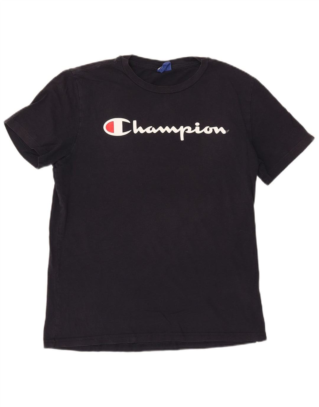 Ανδρικό γραφικό μπλουζάκι Champion Top Medium Navy Blue βαμβακερό