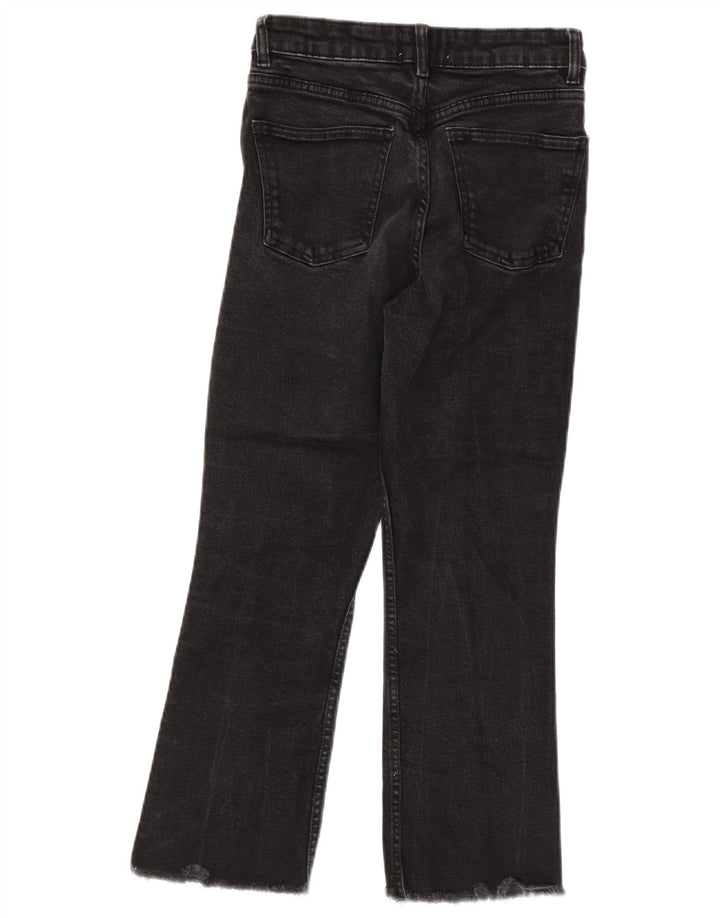 Zara Γυναικείο Cropped Jeans EU 38 Small W28 L24 Black
