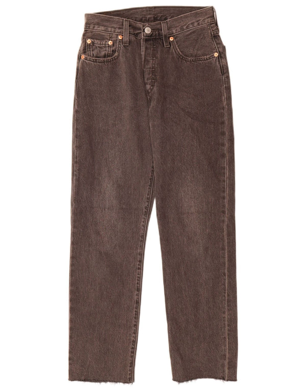 Γυναικείο Levi's 501 Straight Jeans W25 L28 Γκρι βαμβακερό