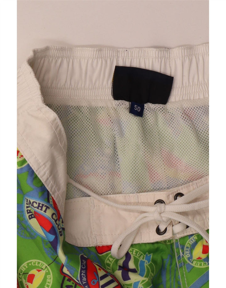 Ανδρικό γραφικό σορτς κολύμβησης NAVIGARE IT 50 Large Green