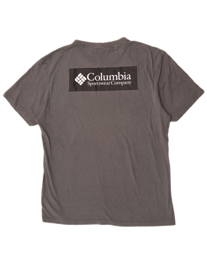 Ανδρικό γραφικό T-Shirt Columbia Top Μεσαίο γκρι βαμβακερό