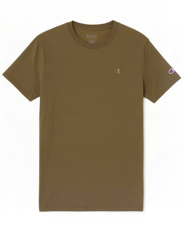 Champion Women T-Shirt Top UK 10 Small Khaki