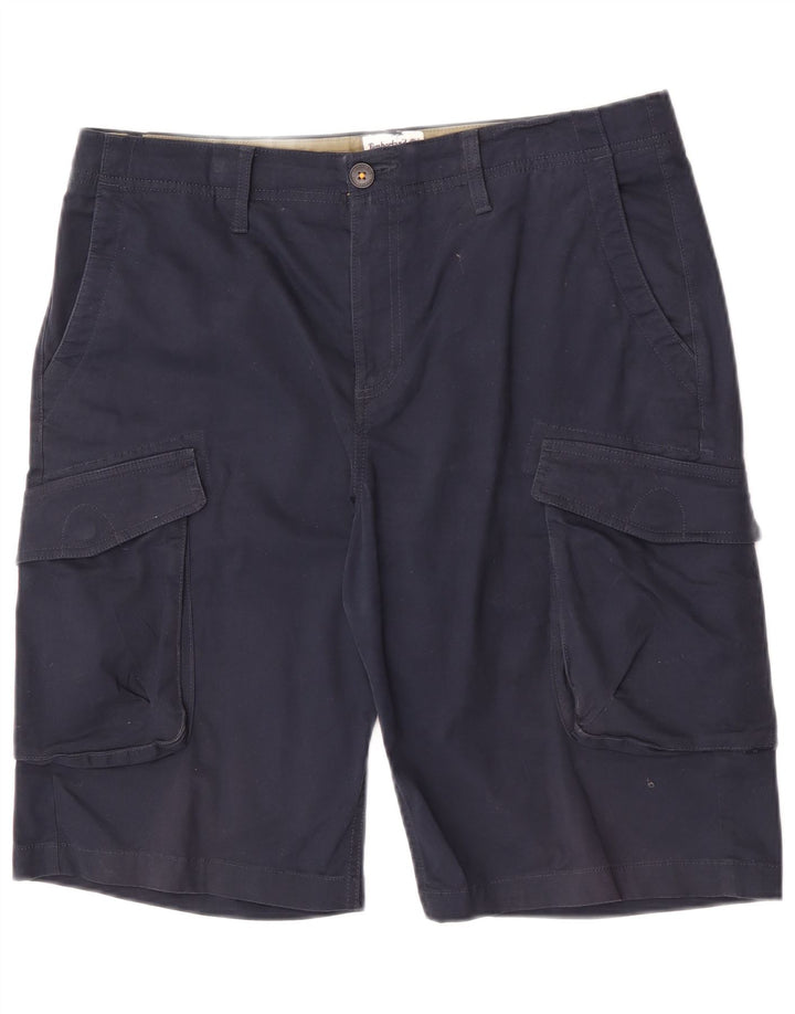 Ανδρικό σορτς Cargo Timberland W34 Large Navy Blue από βαμβάκι