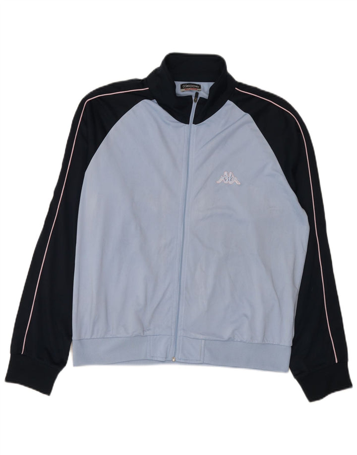 Γυναικεία αθλητική φόρμα Kappa Top Jacket 2XL Blue Colourblock Polyester