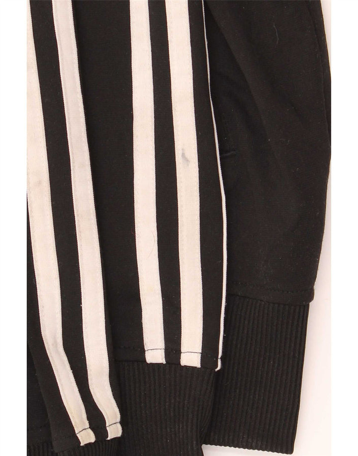 Ανδρική αθλητική φόρμα Adidas Top μπουφάν μεγάλο μαύρο πολυεστέρα