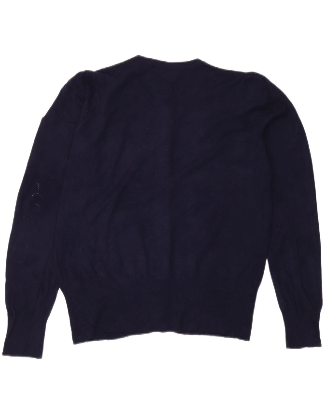 Marks & Spencer Γυναικεία ζακέτα πουλόβερ UK 12 Medium Navy Blue Viscose