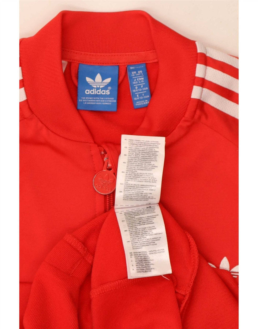 Adidas Boys αθλητική φόρμα 13-14 ετών Κόκκινο πολυεστέρα