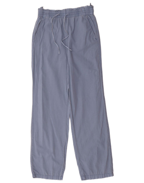 Marks & Spencer Γυναικεία Loose Fit Casual Παντελόνια UK 8 Small W28 L29 Blue