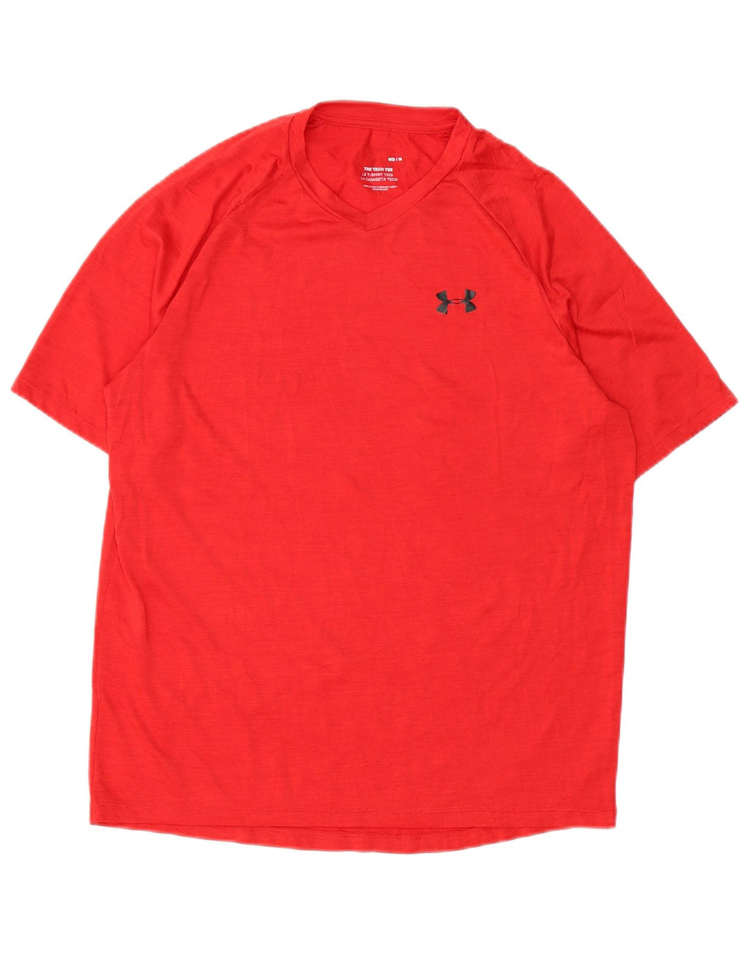Ανδρικό T-Shirt UNDER Armour Top Medium Red Polyester