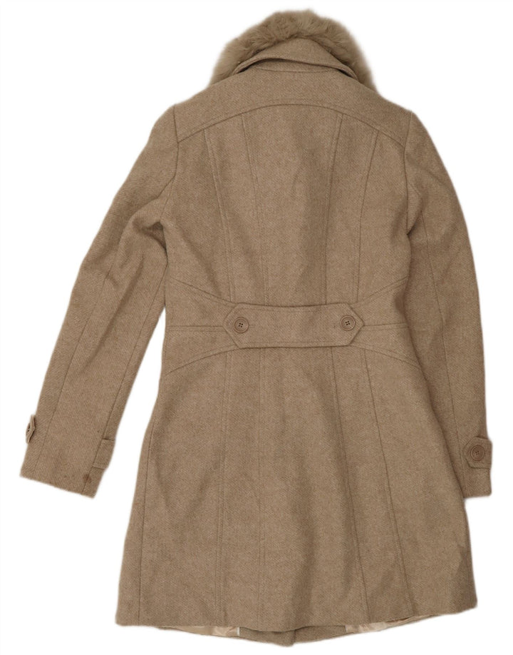 Γυναικείο παλτό Oasis UK 6 XS Beige Polyester