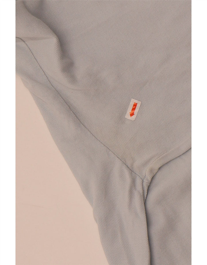 Ανδρικό μακρυμάνικο μπλουζάκι πόλο Kappa, μεσαίο μπλε βαμβακερό