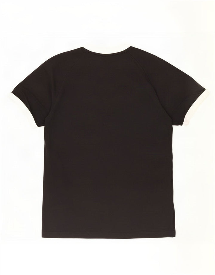 Ανδρικό T-Shirt Adidas Τοπ μεσαίο μαύρο βαμβακερό