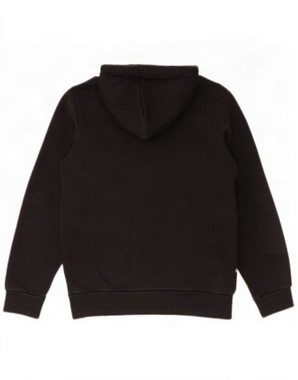 Adidas Boys Hoodie Jumper 12-13 ετών Μαύρο βαμβακερό
