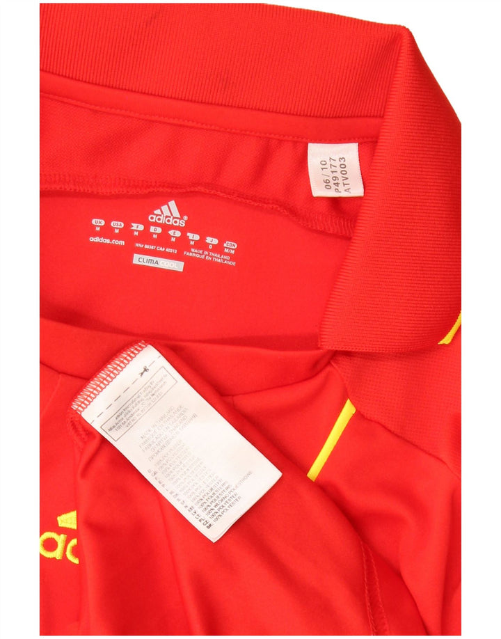 Ανδρικό πουκάμισο ADIDAS Climacool Polo Medium Red Colorblock Πολυεστέρας