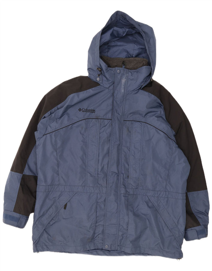 Ανδρικό τζάκετ Columbia Interchange Windbreaker UK 42 XL Blue Colourblock