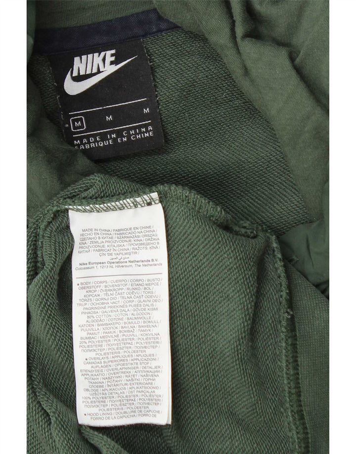 Ανδρικό γραφικό φούτερ Nike, μεσαίο πράσινο βαμβακερό